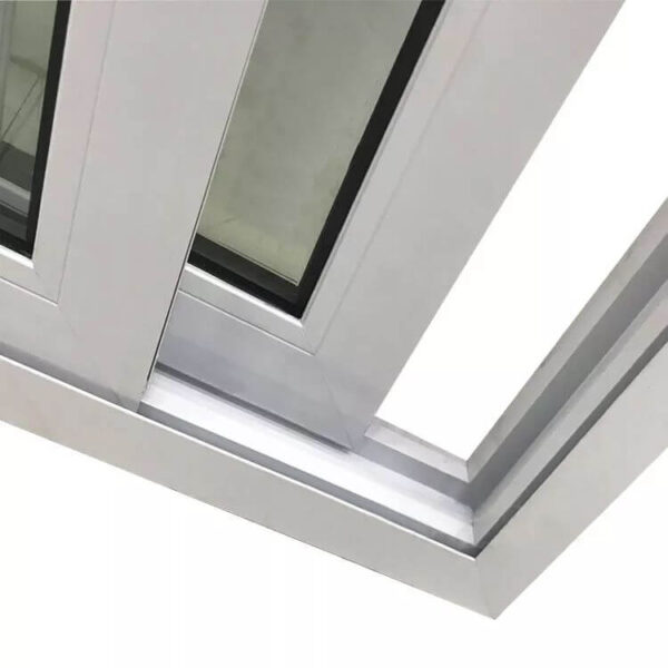 European style white aluminium frame glass window double glazed sliding window - Image 4