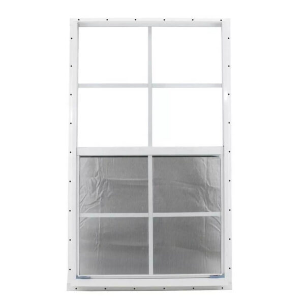 Shed barn aluminum vertical sliding window
