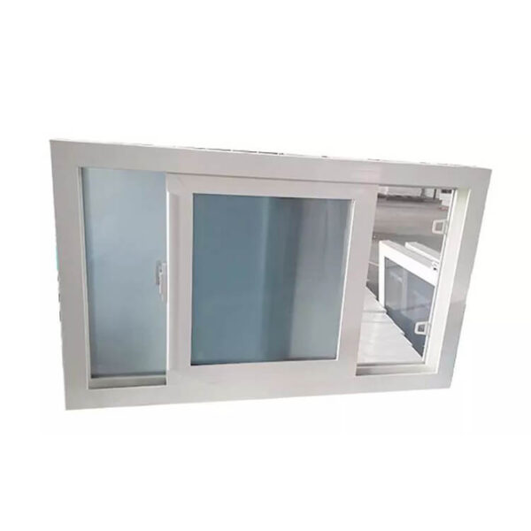 UPVC windows double glazed sliding window UPVC sliding window wood color - Image 5