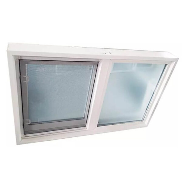 UPVC windows double glazed sliding window UPVC sliding window wood color - Image 6