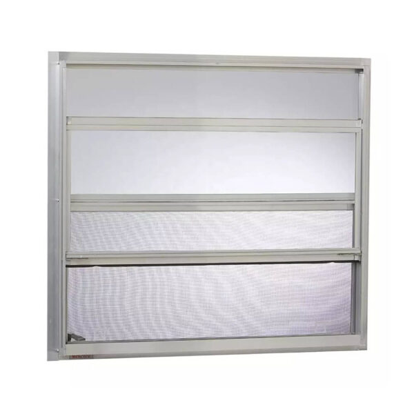 mill finish cheap aluminum shed vertical slider window with flush mount or J lap - Image 4