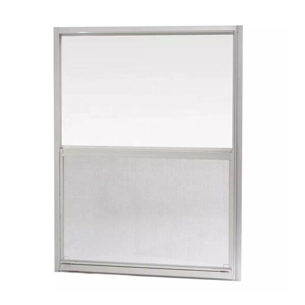 mill finish cheap aluminum shed vertical slider window with flush mount or J lap - Image 2
