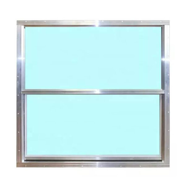 mill finish cheap aluminum shed vertical slider window with flush mount or J lap - Image 6