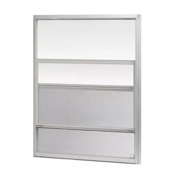 mill finish cheap aluminum shed vertical slider window with flush mount or J lap - Image 3